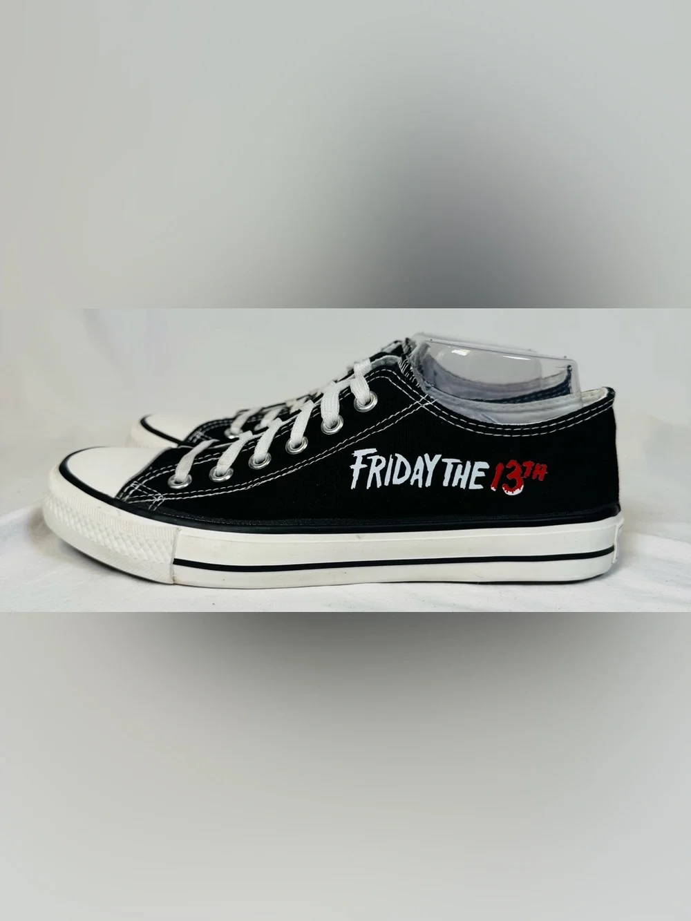 Mutuoni Friday The 13th Sneakers Mens Sz 10/11 Black Canvas Shoes